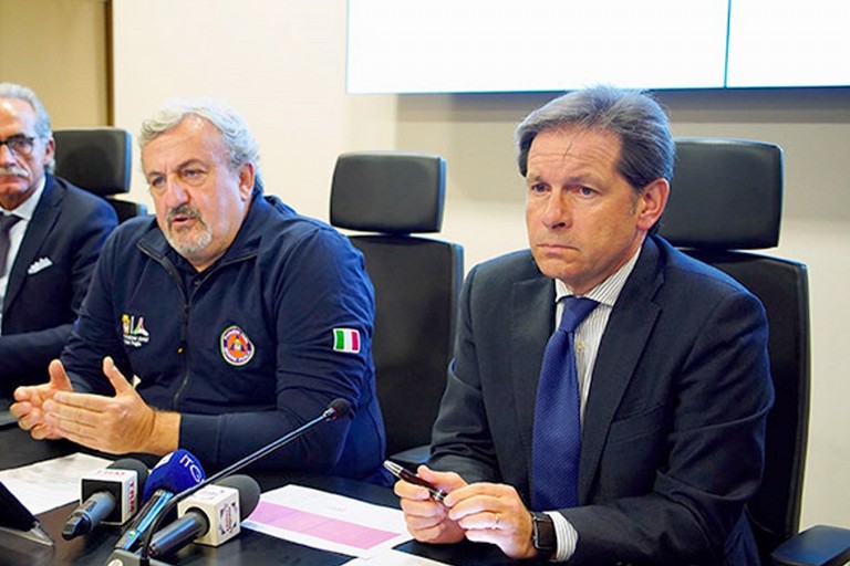 da sx Michele Emiliano e Vito Montanaro