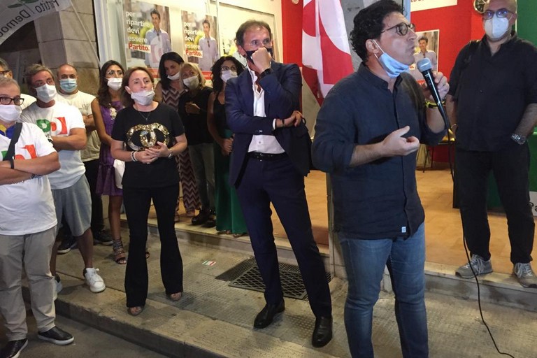 L'incontro con il Ministro Boccia presso la sede del PD. <span>Foto Antonio D'Oria</span>