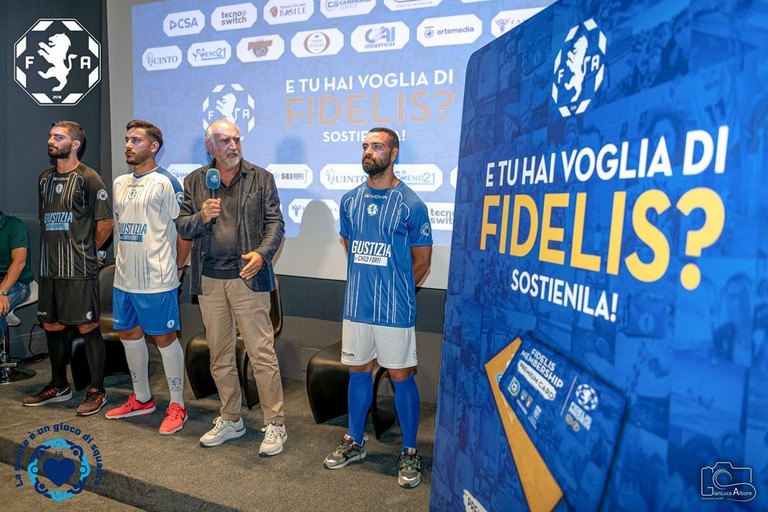 La Fidelis Andria presenta la campagna di sostegno, le maglie e l'iniziative per Chico Forti