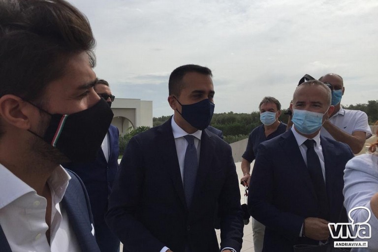 L'on. Luigi Di Maio ad Andria con Michele Coratella