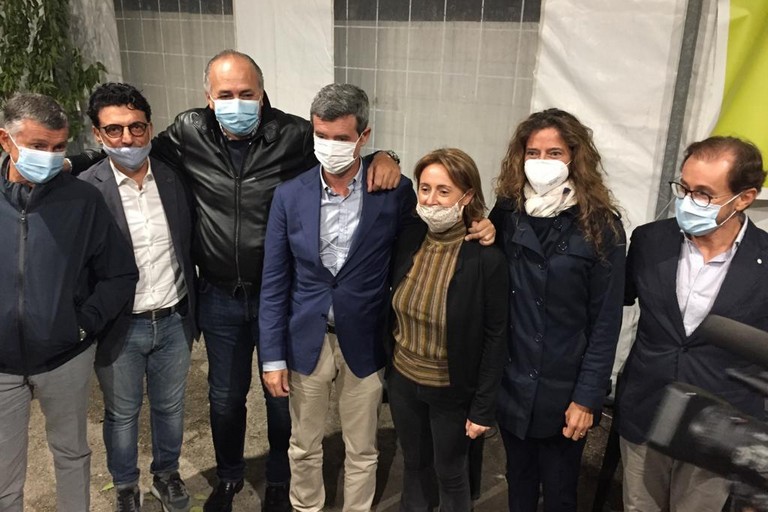 L'On. Andrea Orlando a sostegno di Giovanna Bruno per il ballottaggio. <span>Foto Antonio D'Oria</span>