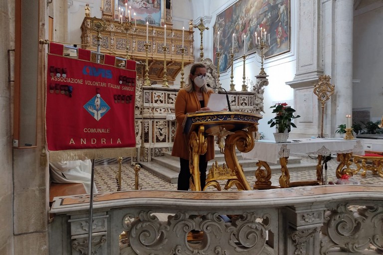 La presidente dell'Avis comunale di Andria, Mariagrazia Iannuzzi. <span>Foto Antonio D'Oria</span>