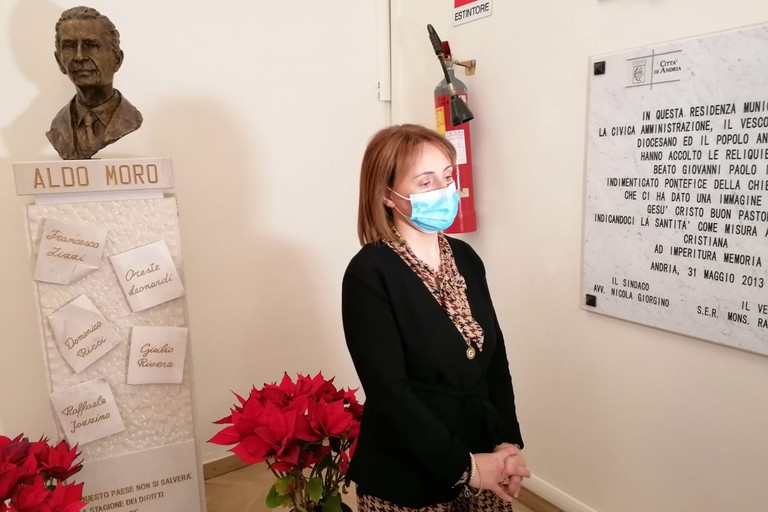 Il sindaco Giovanna Bruno