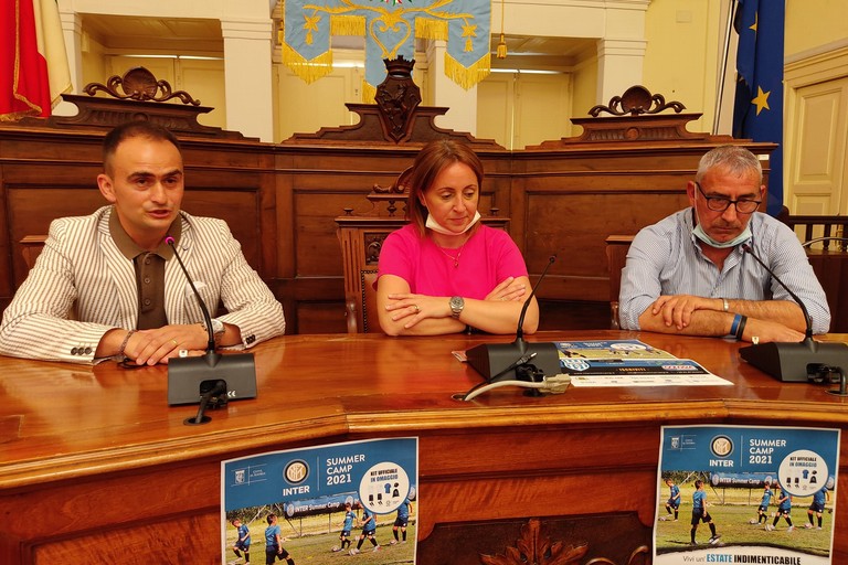 Presentazione del progetto Inter Summer Camp. <span>Foto Antonio D'Oria</span>