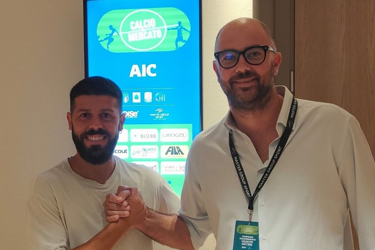 Giacomo Tulli con il DS Alessandro Degli Esposti