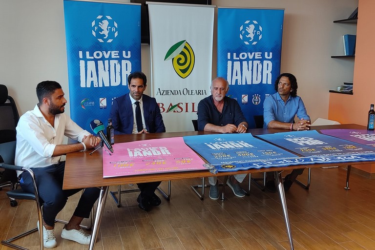 Conferenza stampa di presentazione per Cudini e Federico. <span>Foto Antonio D'Oria</span>
