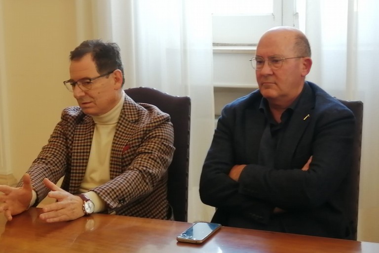 Il magistrato, dott. Giannicola Sinisi e Don Riccardo Agresti