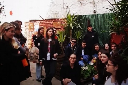 Gli studenti del Liceo Classico 