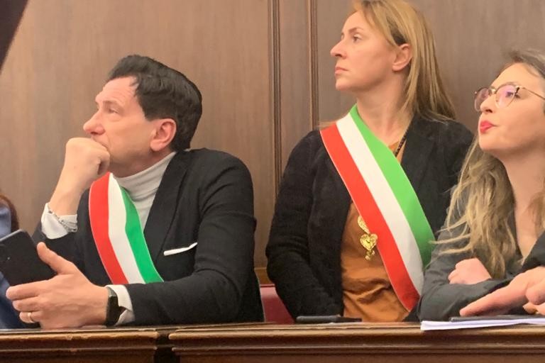 Sindaco Giovanna Bruno a Napoli