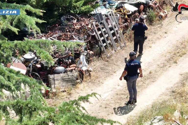 L'area sequestrata a Andria