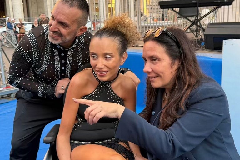 Giampaolo Brescia, Titti Ieva e il Ministro per le Disabilità, Alessandra Locatelli
