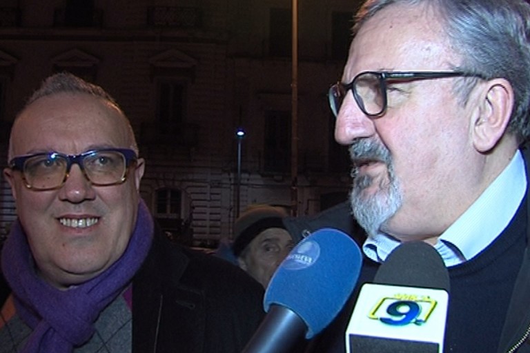 Sabino Zinni e Michele Emiliano ad Andria